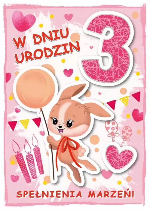 Armin Style Karnet Urodziny 3. bez marki