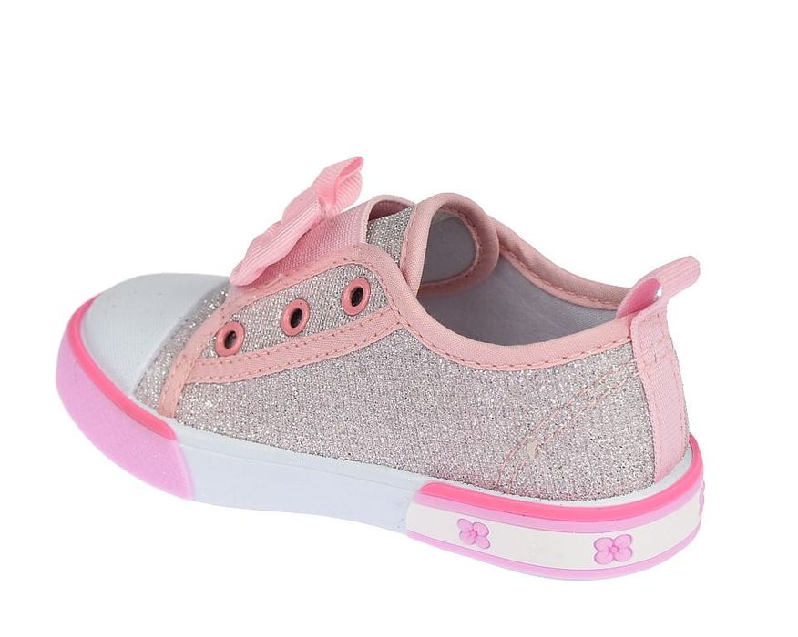 Pantofelki różowe trampki na gumki 1SP-592-LS L.Pink rozm. 22