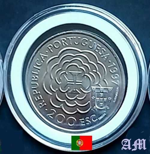 Portugal 3 Moedas 200$ Escudos 1997