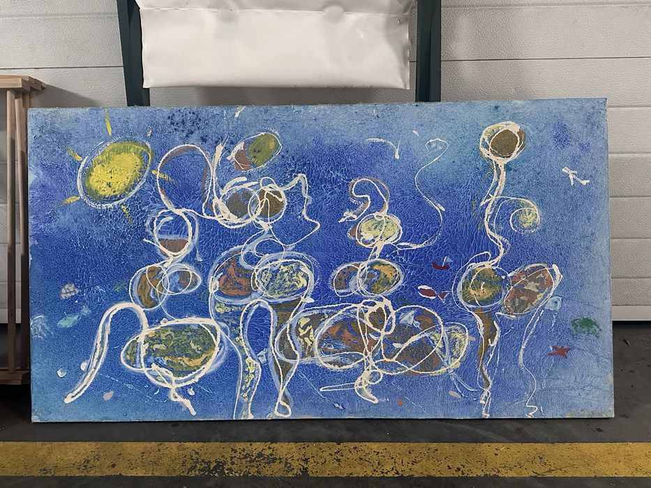 Quadro de Pedro Tavares de 1999 pintura a acrilico
