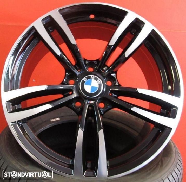 Jantes 18 NOVAS  Bmw  M4 pretas polidas C/ pneus usados