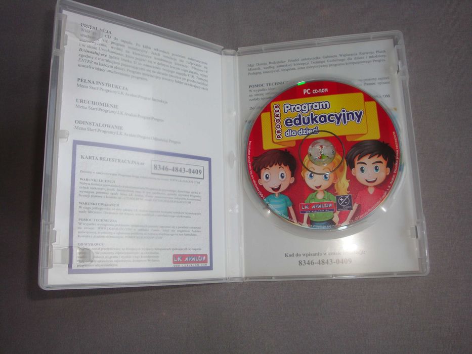 Program edukacyjny dla dzieci Progres 6-15 lat PC