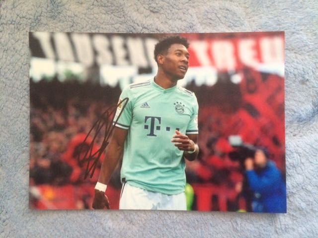 David Olatukunbo Alaba oryginalny autograf