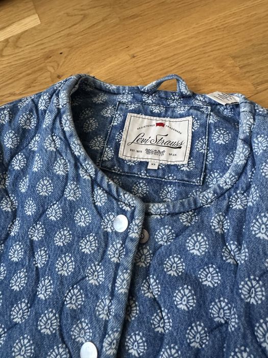 Джинсова куртка levis оригінал джинсовка бомбер xs