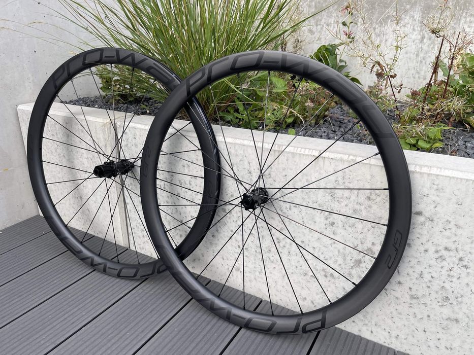 Wyprzedaż kół! Koła  carbon szosowe gravel PRO-WAY GR2 40mm 1360g!