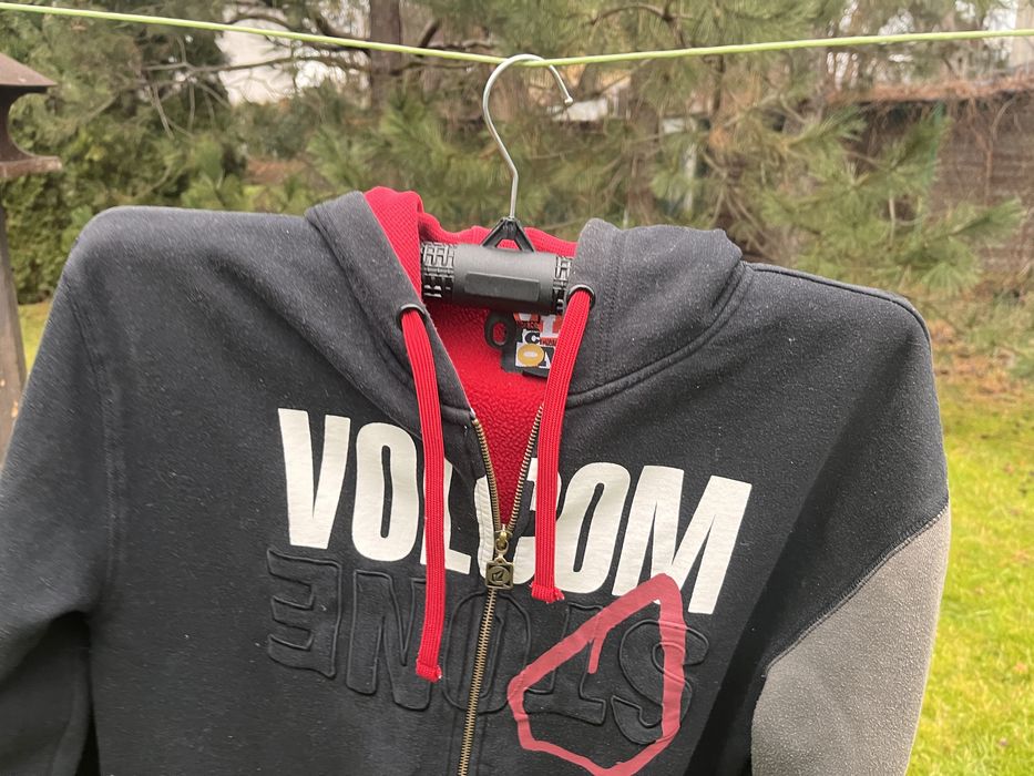 Volcom gruba bluza z kapturem roz. L