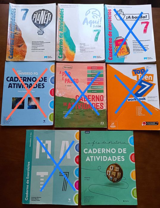 Livros de Fichas 7° ano