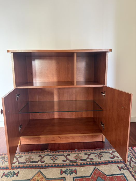 Consola de apoio em madeira maciça