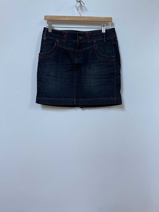 Mini spódniczka jeansowa Promod M