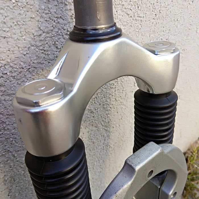 Amortyzator rowerowy przód,JSF-737 Axion,retro MTB 26,pivoty,po serwis