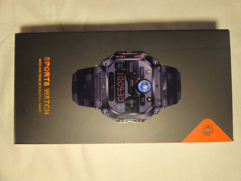 # Smart Watch Sport - Wojskowy H 34 - nowy
