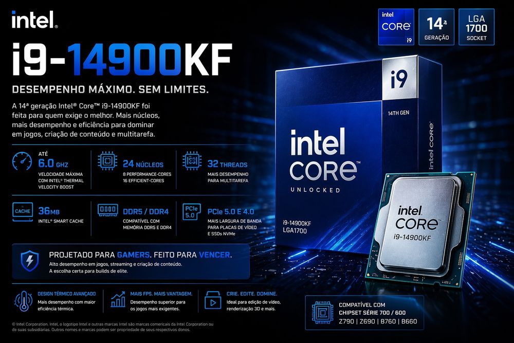 I9-14900KF  como novo