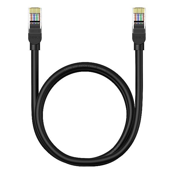 Kabel Ethernet Baseus High Speed Cat 5 Rj-45/1000Mb/s 1m okrągły - cza