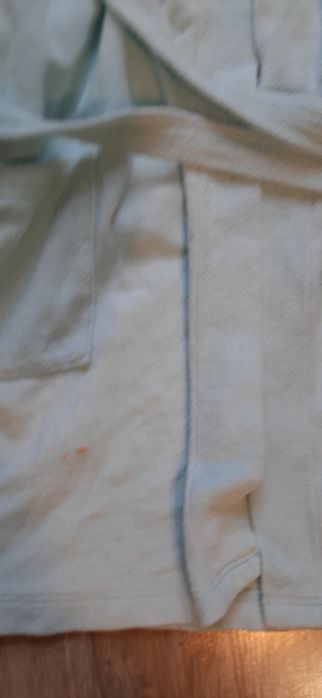 Szlafrok  frote błękitny 4latka chłopczyk dziewczynka
