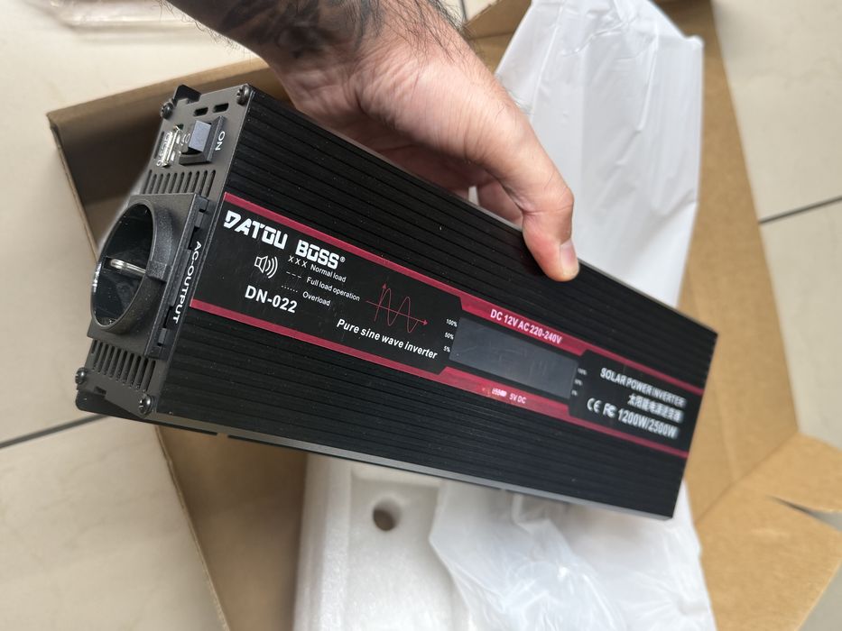 Інвертор 12/24/48/72v (1000W-7000W) Чистий синус