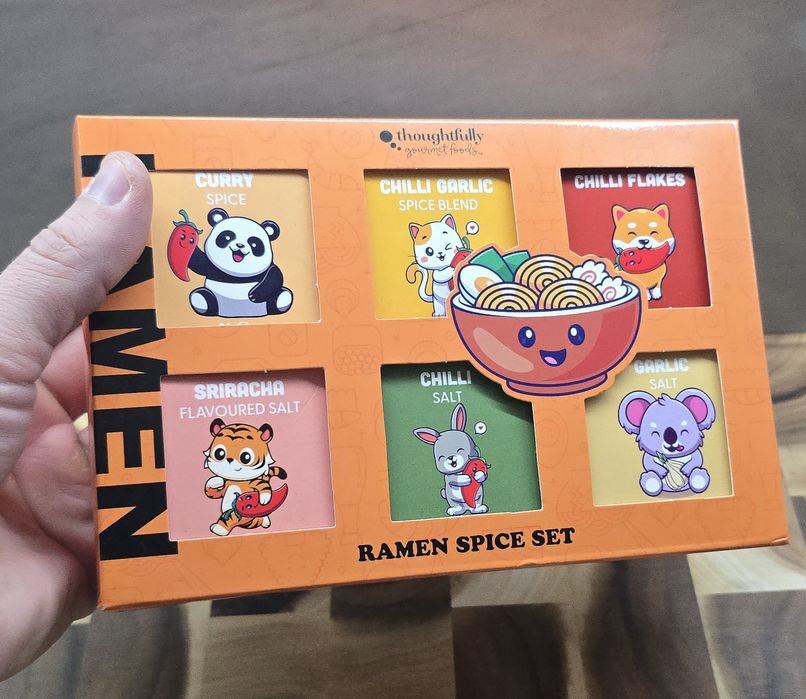 Zestaw przypraw do Ramenu Thoughtfully  Ramen spices set 144g