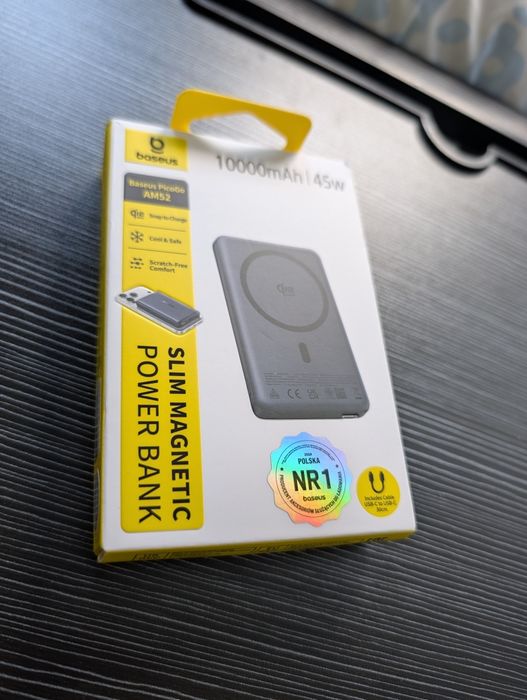 Powerbank Baseus PicoGo AM52 SLIM Qi2.2 10000mAh 45W