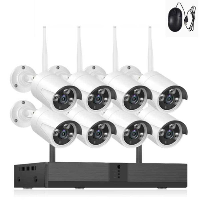 (NOVO) Kit 4/8 Câmaras Video Vigilância • SEM FIOS • Full HD64751815590019121