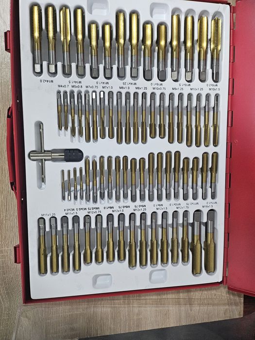 Мітчики та плашки метричні Holzmann GBM 110TIN: 5 500 грн. - Для