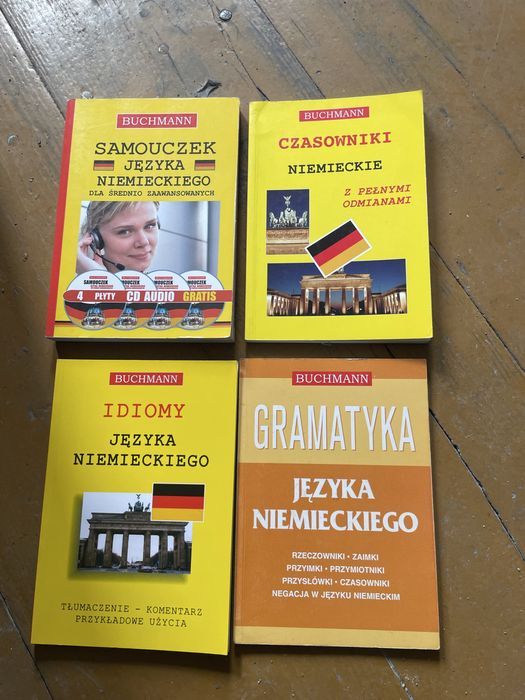 Zestaw ksiazek do nauki niemieckiego wyd Buchmann