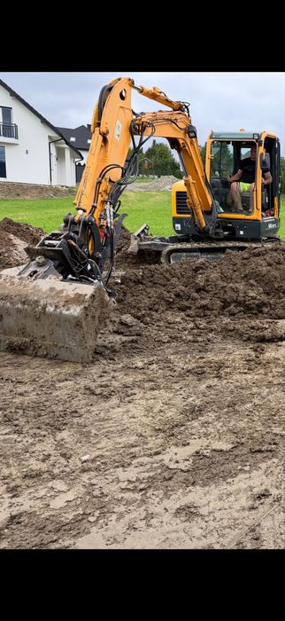 Usługi koparką , młot hydrauliczny kucie