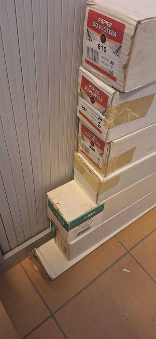 Papier do plotera różne wymiary 16 zł za 50m 12szt. 192 zł