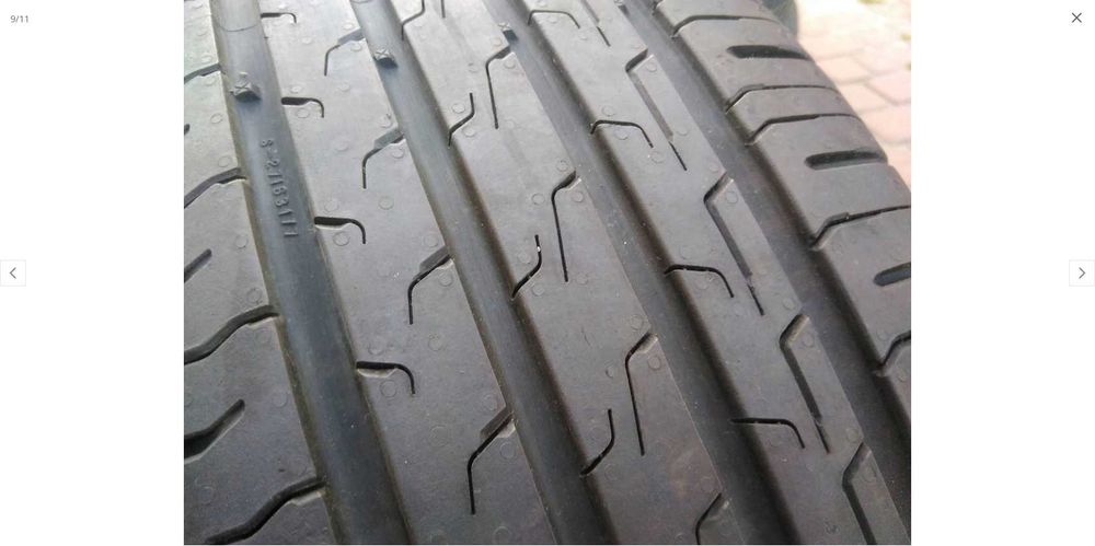 4x nowe opony letnie Continental EcoContact 6 215/55 R17