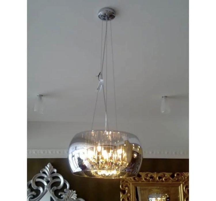 Designerska lampa Zuma Crystal Line, średnica - 26 cm