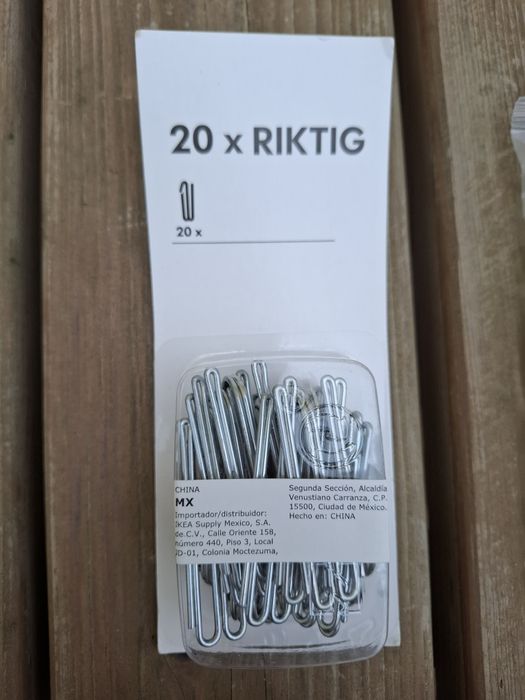 Gancho para cortinado Riktig ikea