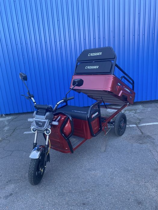 Трицикл електричний вантажний Crosser Cargo12 60V/32Ah 800W
