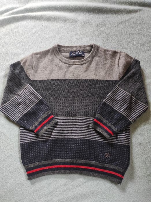 Sweter sweterek elegancki Mayoral 98 paski