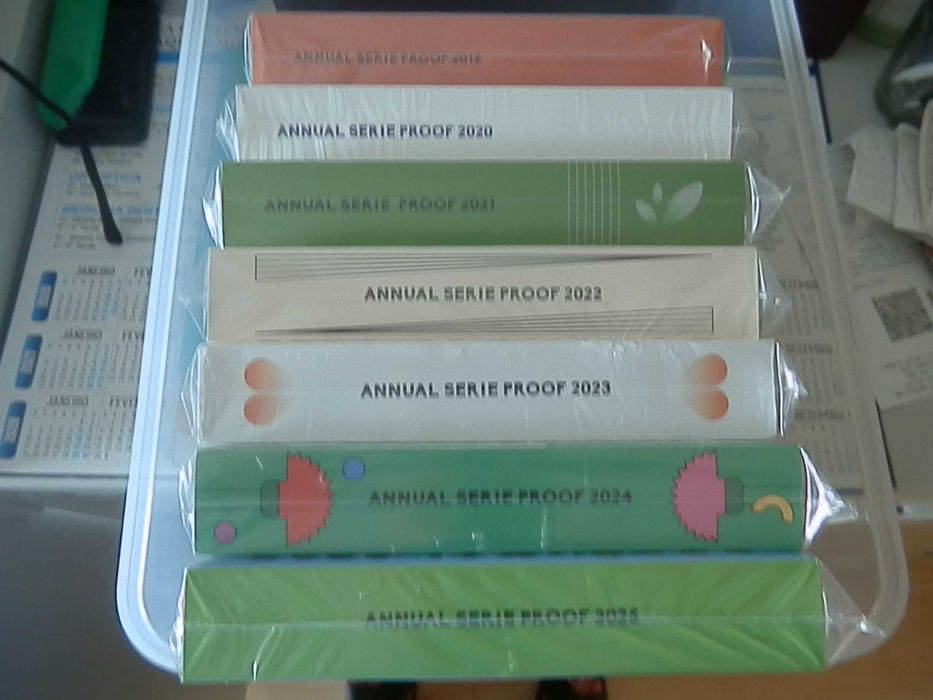1377 - PROOF'S Portugal:  Série anual 2002 a 2025