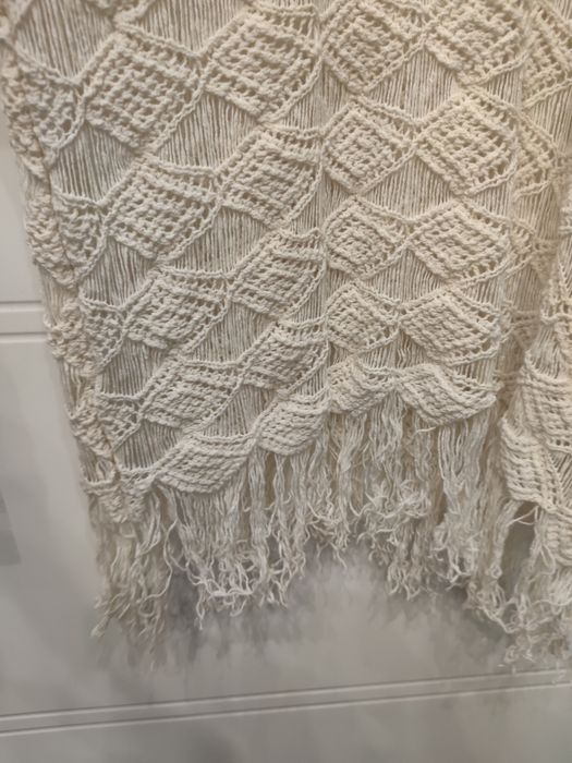 Ażurowy sweter/sukienka H&M z frędzlami. Nowy wyprzedany 50 zł TANIEJ!