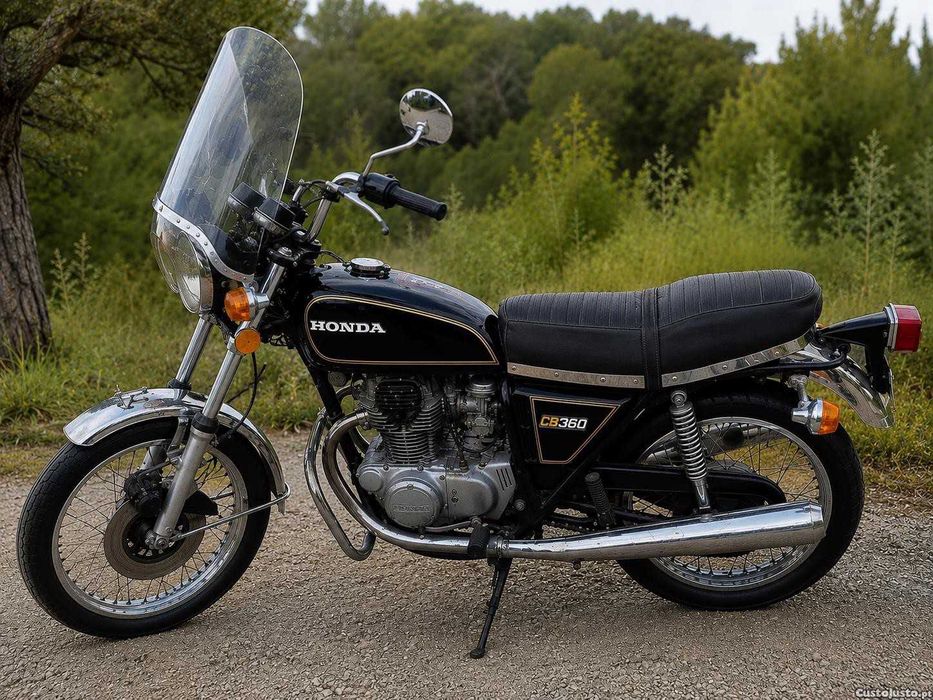 Mota Honda CB 360 (Clássico de Coleção de 1974)