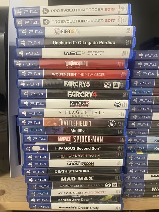 Vendo jogos ps4 em excelente estado