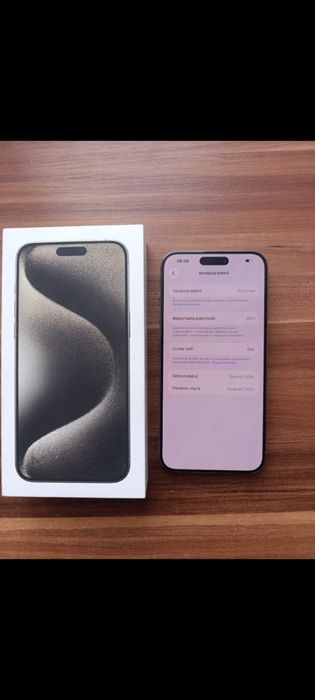 iPhone 15pro Max 256GB 90%kondycji!!!stan idealny!!!