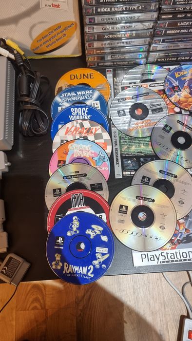 PS1 Playstation 1 Psx SCPH-5502 idealna. 55 gier propozycje