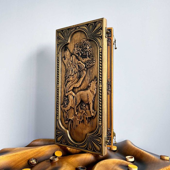 (ПОДАРУНОК ) Нарди з Дерева від Виробника (Багато варіантів)