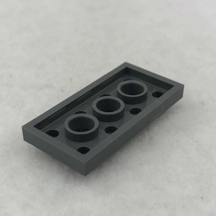 LEGO Technic Płytka 2x4 ciemny szary 3709b