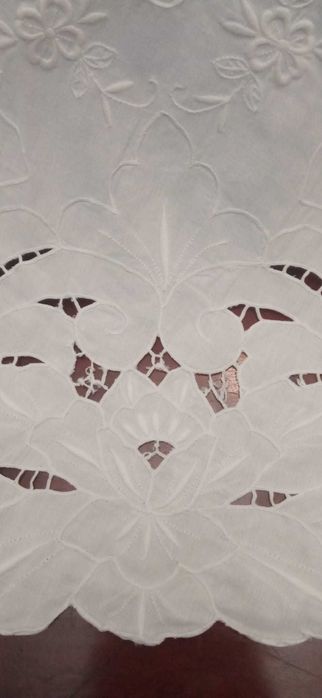 Toalha de Veneza bordada à mão 250 cm x 170 cm