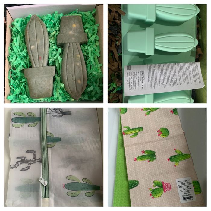 подарок маме свекрови подруге  Клубника кактус box