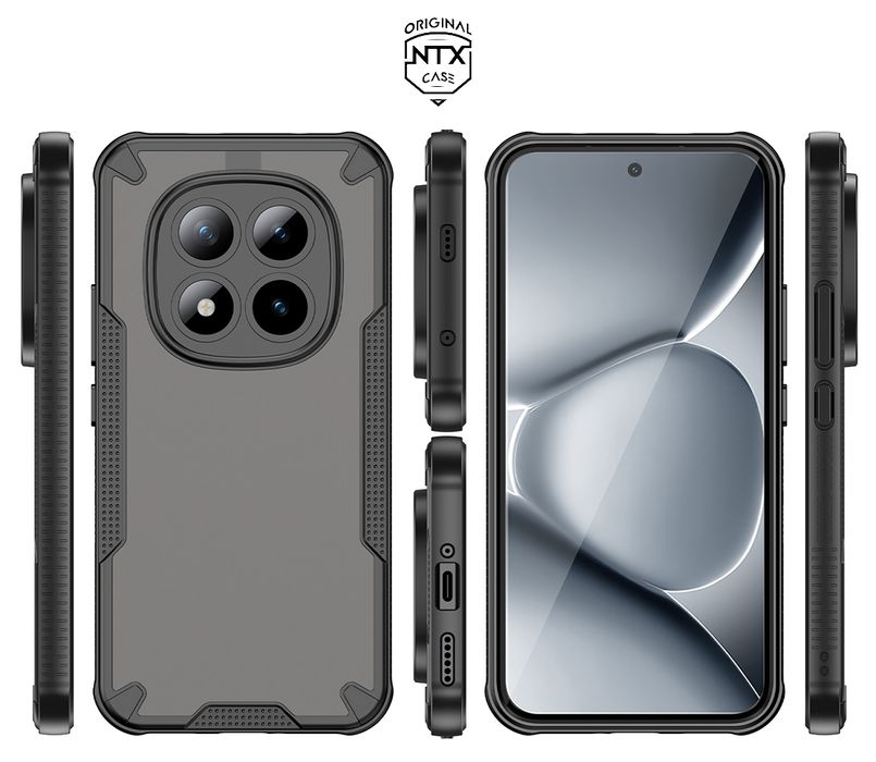 Etui Pancerne Do Xiaomi Redmi Note 14 15 Pro+ Plus 5G Case Hard Hybrid