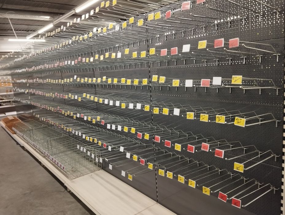 Ścianka perferowane regał z haczykami