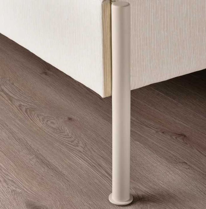 Estrutura de cama estofada, IKEA TÄLLÅSEN + ESTRADO + TRAVE CENTRAL