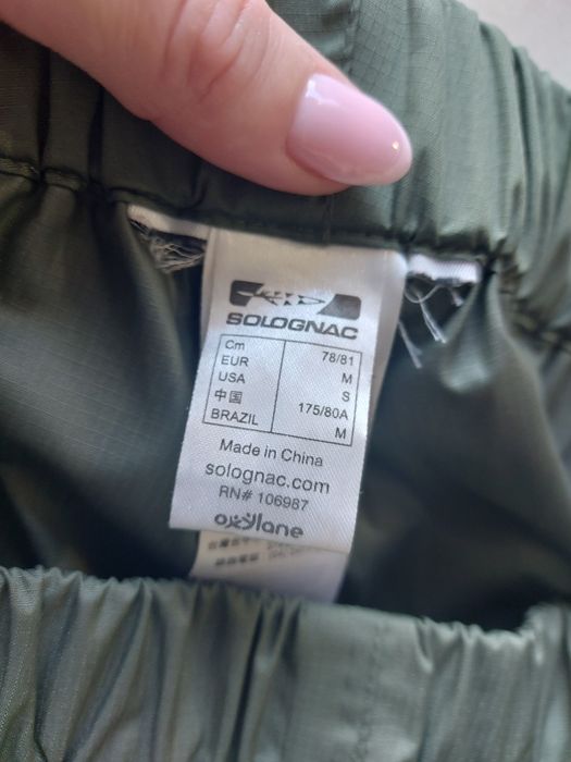 Spodnie męskie Solognac w rozmiarze M