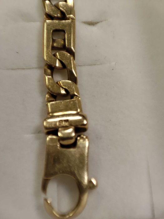 Złota bransoletka 22cm, 21,56g złoto 585 komis madej Dębica