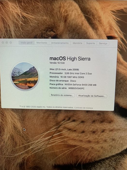 Imac 21.5 late 2009