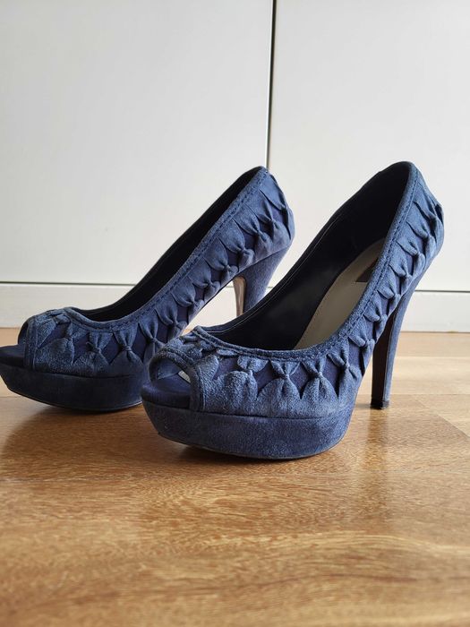 Sapatos de Plataforma Azuis - ZARA