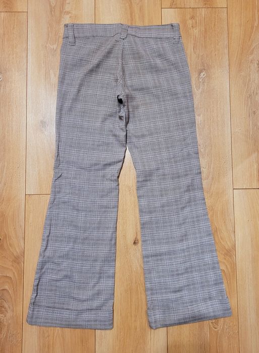 Spodnie materiałowe kratka KappAhl roz 140 cm