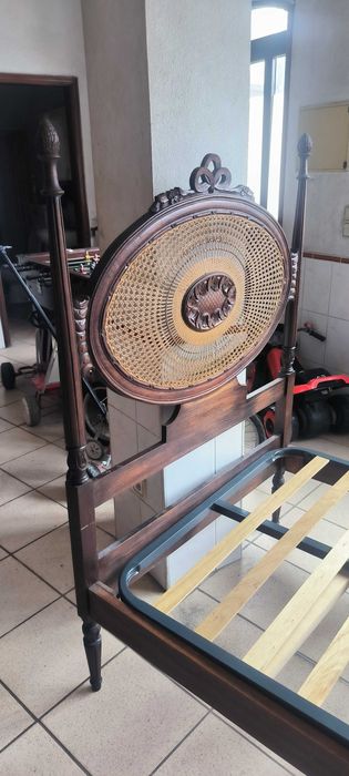 Cama Solteiro + Estrado + Colchão